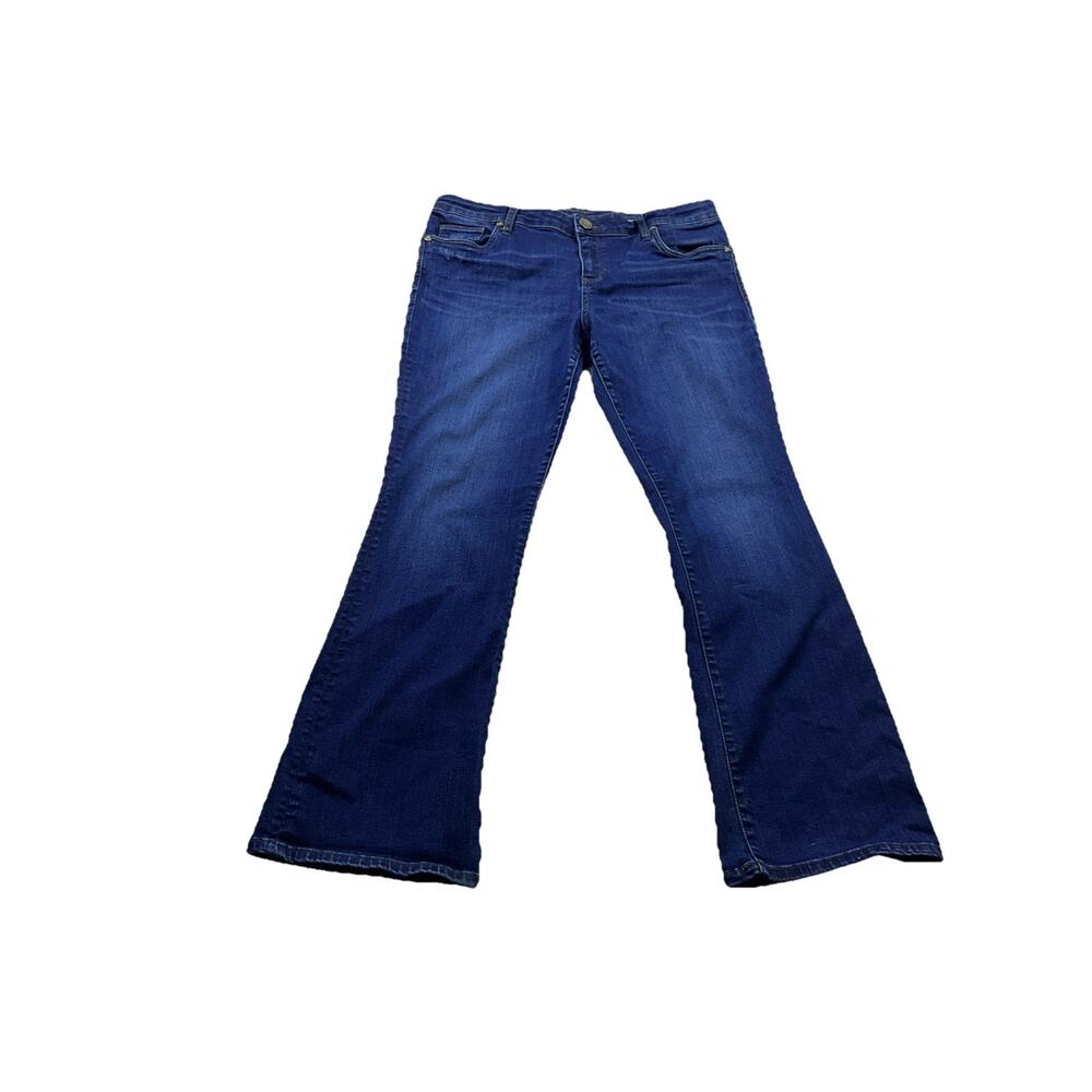 KUT from the Kloth Bootcut Jeans Womens Size 14P Blue Dark Wash Denim